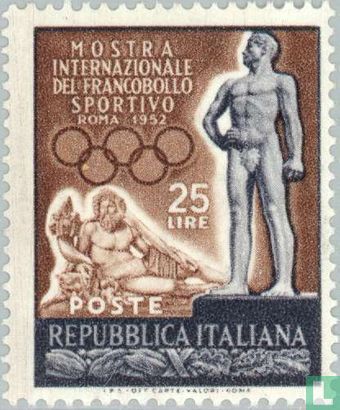 Int. postzegeltentoonstelling sportpostzegels