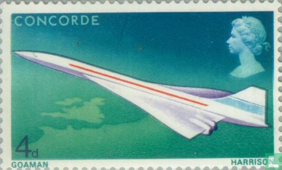 First flight of the Concorde