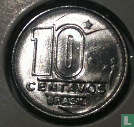 Brasilien 10 Centavo 1990 - Bild 2