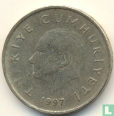 Turkije 50 bin lira 1997 - Afbeelding 1