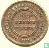 Groot Brittannië ½ penny token 1811 - Image 1