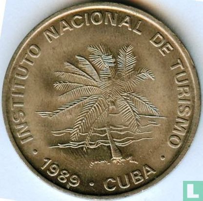 Cuba 50 convertible centavos 1989 (INTUR) - Image 1