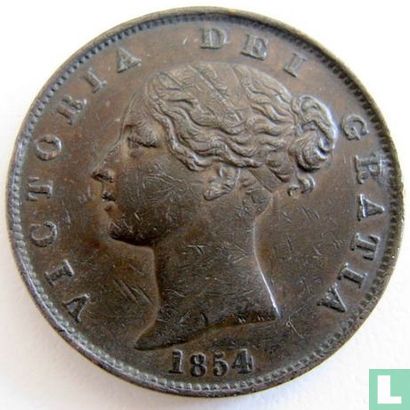 Royaume-Uni ½ penny 1854 - Image 1