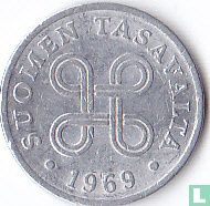 Finlande 1 penni 1969 (aluminium) - Image 1