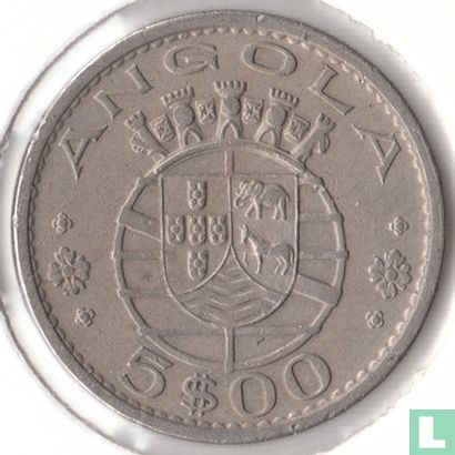 Angola 5 Escudo 1972 - Bild 2