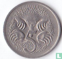 Australie 5 cents 1974 - Image 2