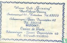 Wiener Café "Grinzing" Bar Cabaret Dancing