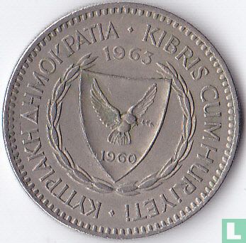 Cyprus 100 mils 1963 - Afbeelding 1