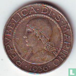 San Marino 5 lire 1936 - Image 1