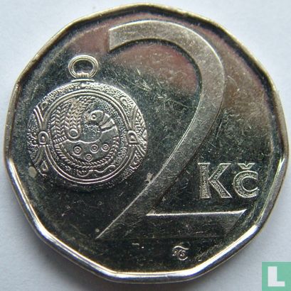 République tchèque 2 koruny 2002 - Image 2