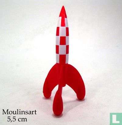 Tintin Rocket / Fusee the Tintin (5.5 cm)