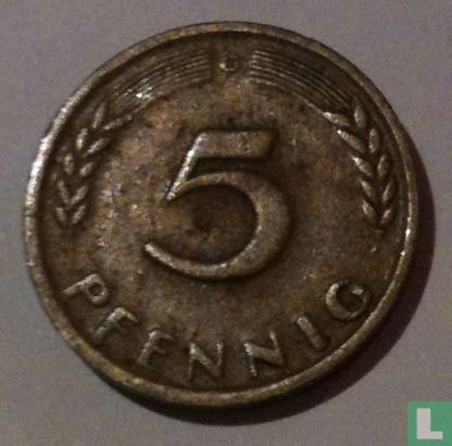 Allemagne 5 pfennig 1949 (G) - Image 2