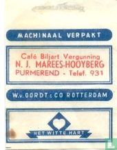 Café Biljart Vergunning N.J. Marees Hooyberg