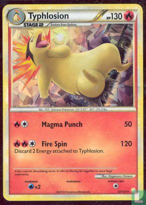 Typhlosion (prisma-holo, HeartGold Soulsilver Series Collection)