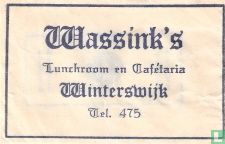 Wassink's Lunchroom en Cafétaria
