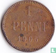 Finlande 1 penni 1905 - Image 1