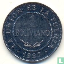 Bolivia 1 boliviano 1997 - Afbeelding 1