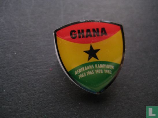 Ghana - Afrikaans kampioen 1963 1965 1978 1982