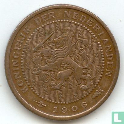 Nederland ½ cent 1906 - Afbeelding 1