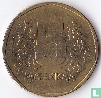 Finnland 5 Markkaa 1975 - Bild 2
