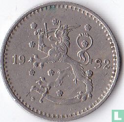 Finlande 1 markka 1932 - Image 1