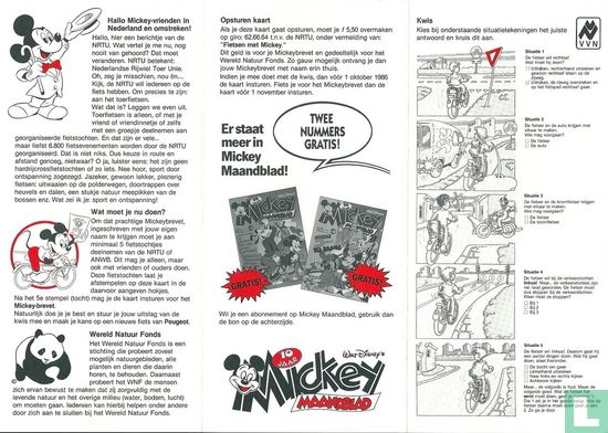 Mickey kaart - Fiets mee met Mickey, en behaal het prachtige Mickeybrevet - Bild 2