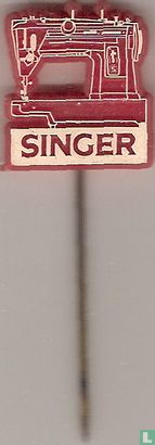 Singer [wit op rood] - Afbeelding 2