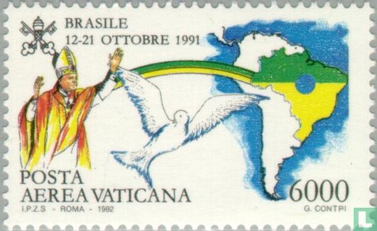 Reizen van Paus Johannes Paulus II in 1991