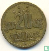 Pérou 20 céntimos 2000 - Image 2
