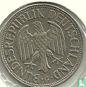 Allemagne 1 mark 1969 (G) - Image 2