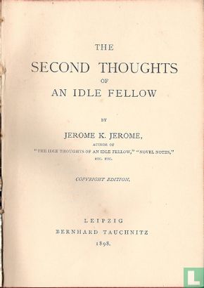 The second thoughts of an idle fellow  - Afbeelding 3