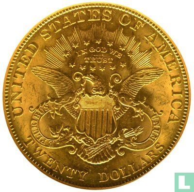 Vereinigte Staaten 20 Dollar 1907 (Liberty head - ohne Buchstabe) - Bild 2