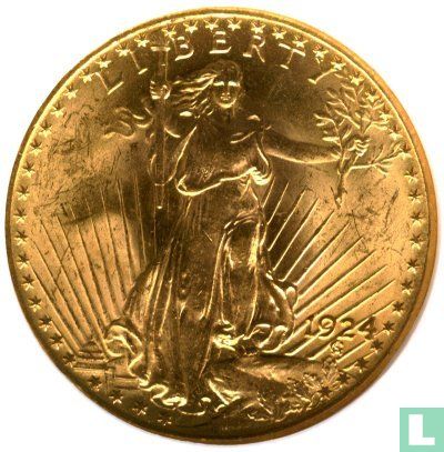 Vereinigte Staaten 20 Dollar 1924 (ohne Buchstabe) - Bild 1