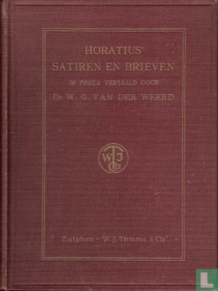 Horatius' Satiren en brieven - Afbeelding 1