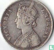 Brits-Indië 1 rupee 1884 (Calcutta) - Afbeelding 2