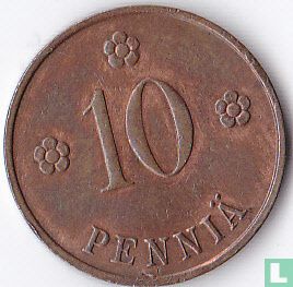 Finlande 10 penniä 1934 - Image 2