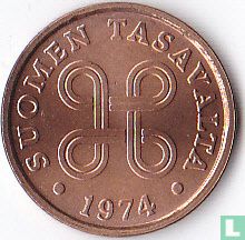 Finlande 5 penniä 1974 - Image 1