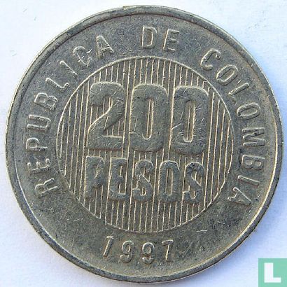 Colombia 200 pesos 1997 - Image 1