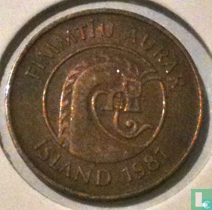 IJsland 50 aurar 1981 - Afbeelding 1