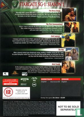 Stargate SG1: Season 1, Disc 2 - Bild 2