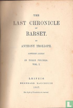 The last chronicle of Barset  - Image 3