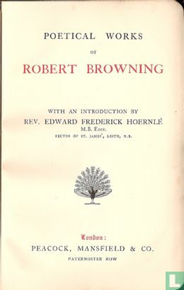 Poetical works of Robert Browning  - Afbeelding 3