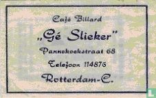 Café Billard "Gé Slieker"