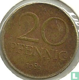 RDA 20 pfennig 1983 - Image 1