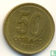 Argentine 50 centavos 1992 - Image 1