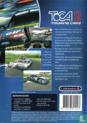 Toca 2 Touring Cars - Afbeelding 2