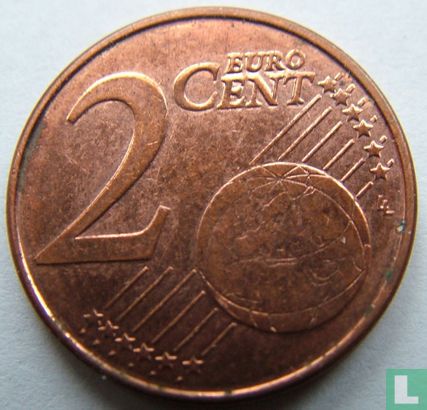 Belgium 2 cent 2004 (misstrike) - Image 2