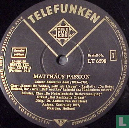 Matthäus-Passion - Afbeelding 3