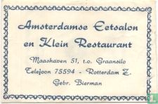 Amsterdamse Eetsalon en Klein Restaurant