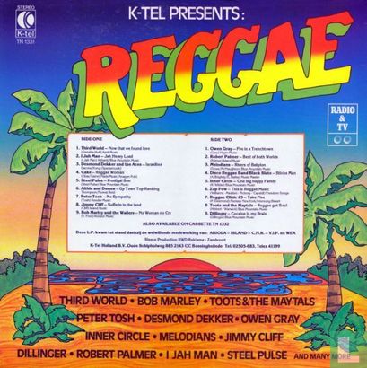 K-Tel Presents Reggae - Afbeelding 2